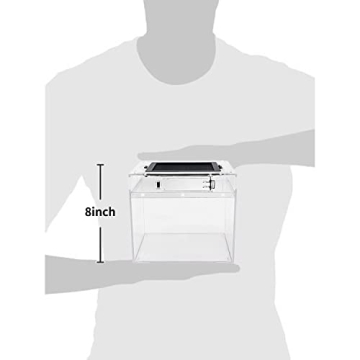 Reptile Growth Mini Terrarium - Perfect Enclosure for Various Pets