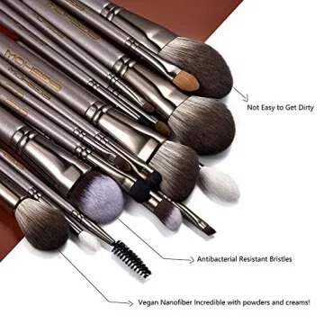 Eigshow Professional Makeup Brush Set for Flawless Beauty