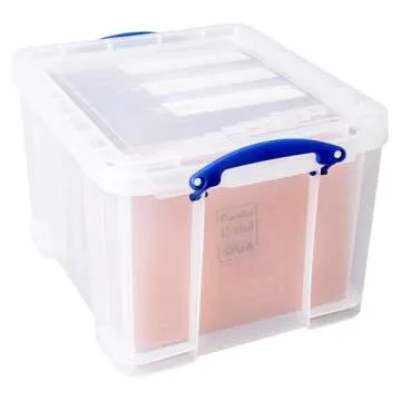 Really Useful File Box, Clear (32CL)