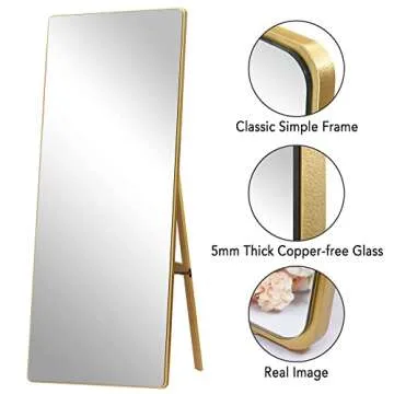 Elegant PexFix Full Length Mirror - Versatile & Stylish