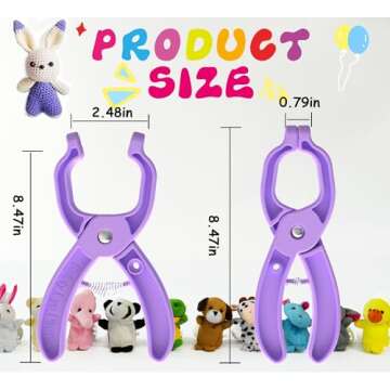 GEOCCI Safety Eye Tool Auxiliary Tool for Attaching Safety Eyes for Crocheting Safety Eyes Crochet T...