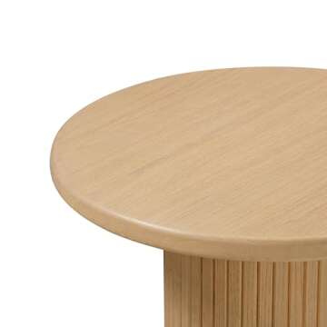Tov Furniture Chelsea Natural Oak Wood Entry Table