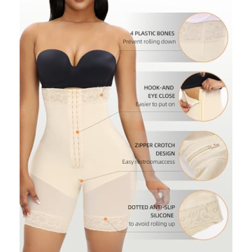 YIANNA Tummy Control Shapewear for Women