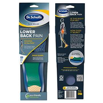 Dr. Scholl's Lower Back Pain Relief Orthotics // Clinically Proven Immediate and All-Day Relief of L...