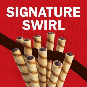 Pirouline Rolled Wafers – Dark Chocolate Crème Filled Treats, 12 Pack