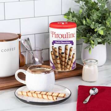 Pirouline Rolled Wafers Dark Chocolate - Perfect Treats