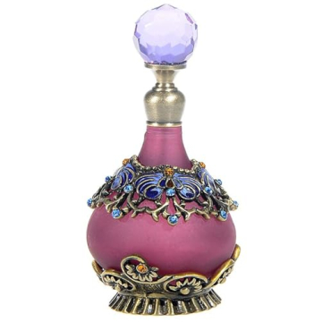 Elegant Crystal Perfume Bottle - Vintage Design - 25ml