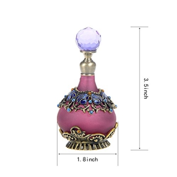 Elegant Crystal Perfume Bottle - Vintage Design - 25ml