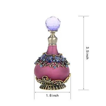 Elegant Crystal Perfume Bottle - Vintage Design - 25ml