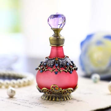 Elegant Crystal Perfume Bottle - Vintage Design - 25ml