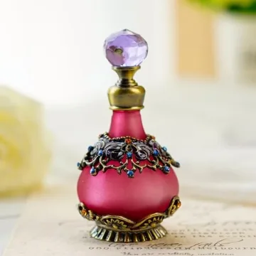 Elegant Crystal Perfume Bottle - Vintage Design - 25ml