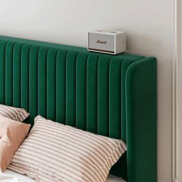 Shop Velvet King Size Bed Frame for Glamour