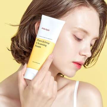 ma:nyo Pure & Deep Cleansing Foam | Gentle Face Wash with Natural Ingredients | Removes Impurities &...