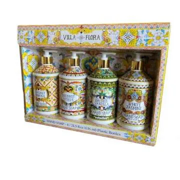 Home and Body Company Hand Soap Villa Flora Collection 16 FL/473ml Bottles infused with Essential Oi...