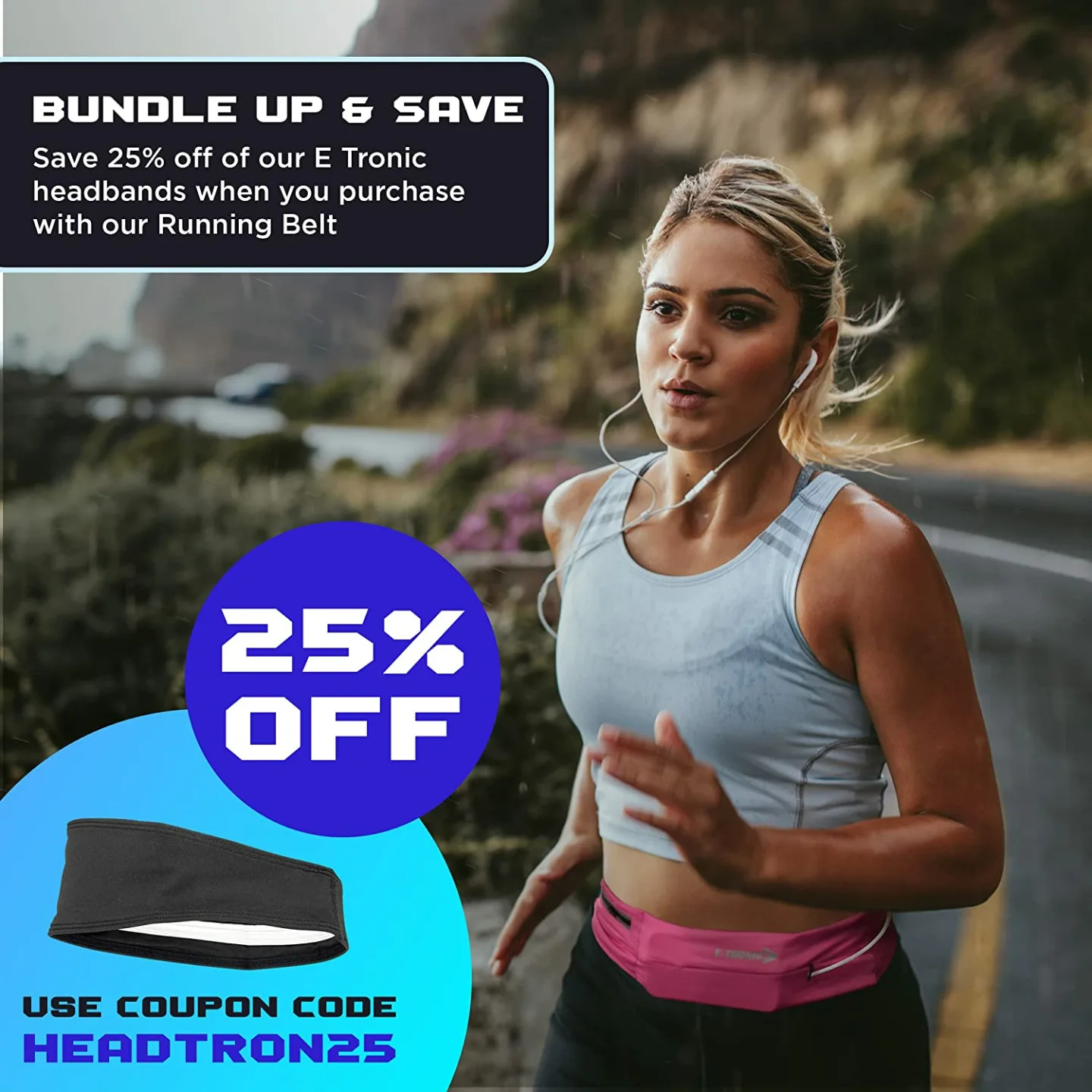 E Tronic Edge Running Belt