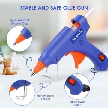 Hot Glue Gun Kit with 30 Glue Sticks for Easy Repairs