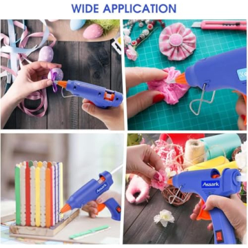 Hot Glue Gun Kit with 30 Glue Sticks for Easy Repairs