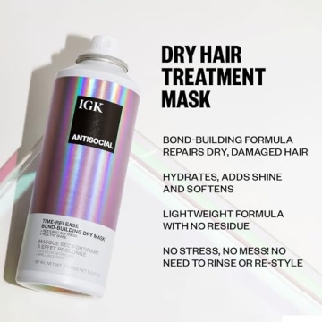 IGK ANTISOCIAL Dry Hair Mask for Healthy Hair Restoration