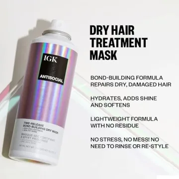 IGK ANTISOCIAL Dry Hair Mask for Healthy Hair Restoration