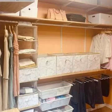 DAMAHOME Storage Cubes Organizer Bins - 13inch Foldable Decorative Crystal Diamond Knob, Closet Shelf Baskets, White Nursery Bins for Home & Office 4-Pack (Marble)