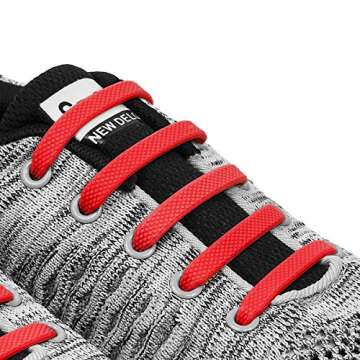 ZORESS No Tie Shoelaces for Sneakers & Boots - 13 Colors