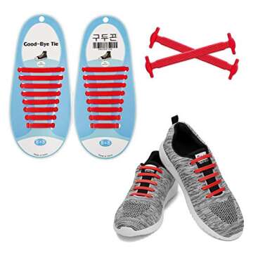 ZORESS No Tie Shoelaces for Sneakers & Boots - 13 Colors