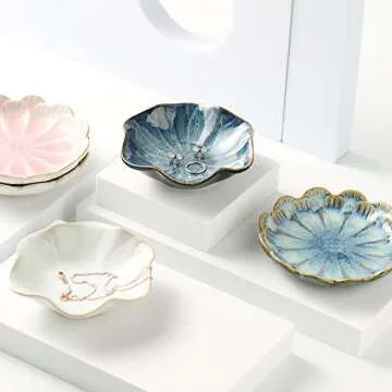Ring Dish Tray, Jewelry Dish Holder, Key Bowl, Trinket Tray, Earring Holder, Decoration Plate for Women