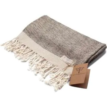 Luxurious SMYRNA Turkish Cotton Hand Towels - Set of 2