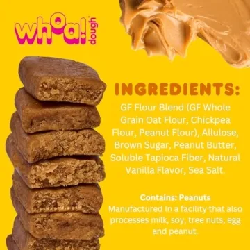 Whoa Dough Edible Cookie Dough Bars - Gluten-Free & Vegan Treats