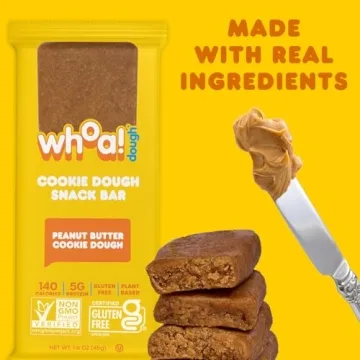 Whoa Dough Edible Cookie Dough Bars - Gluten-Free & Vegan Treats