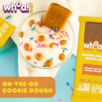 Whoa Dough Edible Cookie Dough Bars - Gluten-Free & Vegan Treats