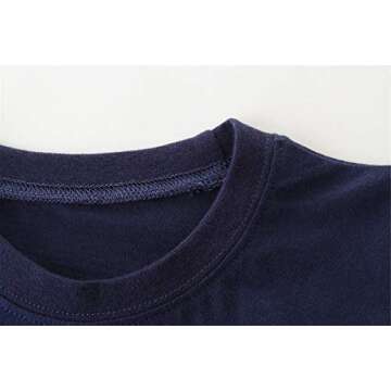 Boys Short Sets Summer Outfits Cotton Casual Crewneck Blue Car Short Tee Shirt Knite Shorts Beach Clothes Sets 4T