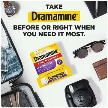 Dramamine Less Drowsy Motion Sickness Relief Tablets 24H