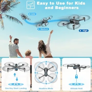 Versatile Loiley Drone with 1080P Camera for Everyone
