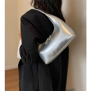 Chic Red Underarm Bag for Stylish Women - Perfect Gift 2024