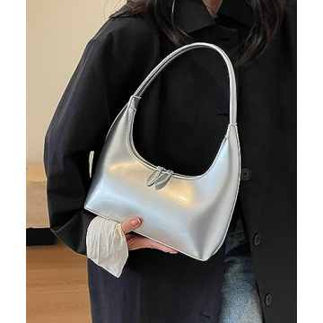 Chic Red Underarm Bag for Stylish Women - Perfect Gift 2024