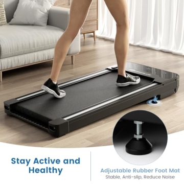 Goplus Under Desk Treadmill - Compact Electric Walking Pad