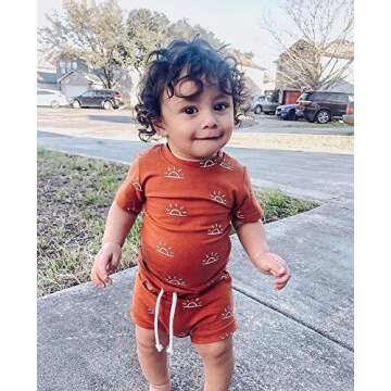 Cute Baby Boy 2-Piece Summer Shorts Outfit