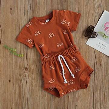 Cute Baby Boy 2-Piece Summer Shorts Outfit
