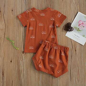 Cute Baby Boy 2-Piece Summer Shorts Outfit