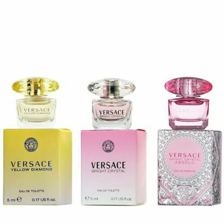 Versace Miniature Variety Trio Collection Perfume Gift Set for Women