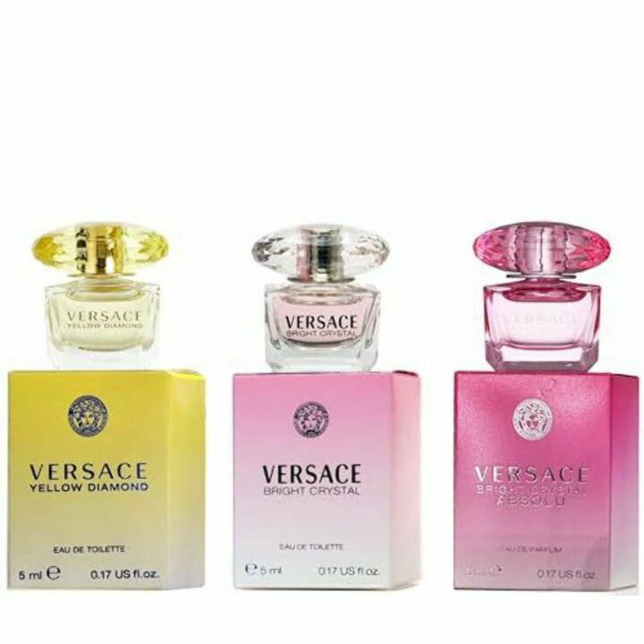 Versace Miniature Variety Trio Collection Perfume Gift Set for Women