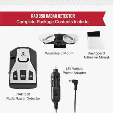 Cobra RAD 350 Laser Radar Detector with OLED Display