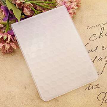 PUPUZAO Hexagon Embossing Folder for Crafts