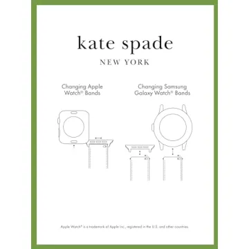 Kate Spade Stainless Steel Apple Watch Band for Women