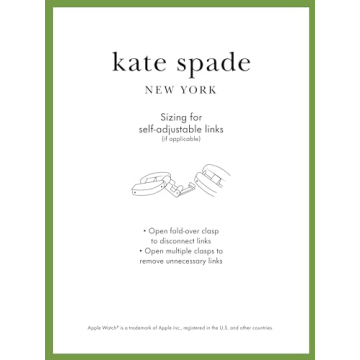 Kate Spade Stainless Steel Apple Watch Band for Women