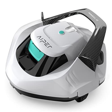 AIPER Cordless Robotic Pool Cleaner, Pool Vacuum with Dual-Drive Motors, Self-Parking Technology, Li...
