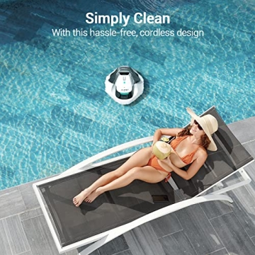 Aiper Cordless Robotic Pool Cleaner for Flat Pools