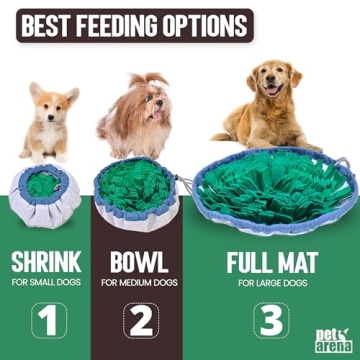 Engaging Adjustable Snuffle Mat for All Dogs - Fun Feeding Solution
