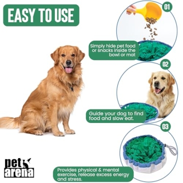 Engaging Adjustable Snuffle Mat for All Dogs - Fun Feeding Solution
